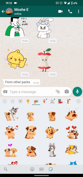 Animated stickers WhatsApp Feature update