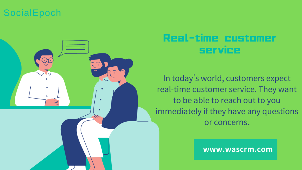 Real-time customer service